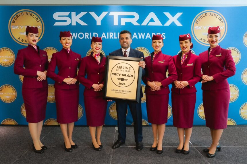 Qatar Airways named World's Best Airline for 2024 by Skytrax
