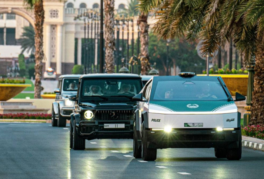 Dubai Police Adds Tesla Cybertruck to Its Luxury Patrol Fleet | FAME Delivered