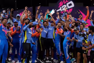 India lift the T20 World Cup trophy | FAME DELIVERED