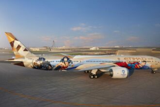 Etihad Airways flying high with classic cartoon caper