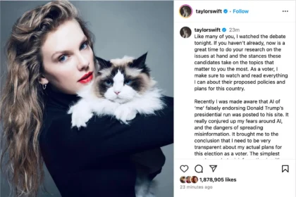 Taylor Swift Endorses Kamala Harris