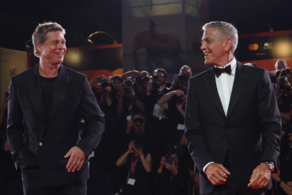 Brad Pitt and George Clooney Dance to 4-Minute Standing Ovation for ‘Wolfs’
