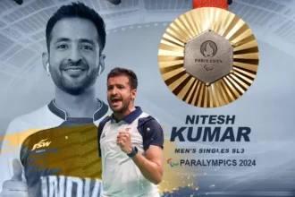 Paris Paralympics: Para badminton player Nitesh Kumar wins Gold in men's singles SL3 at Paris Paralympics