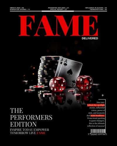 FAME Delivered The Performers Edition 2025 magazine cover highlighting leaders and professionals recognised for excellence and impact
